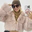 pelliccia con zip saturno